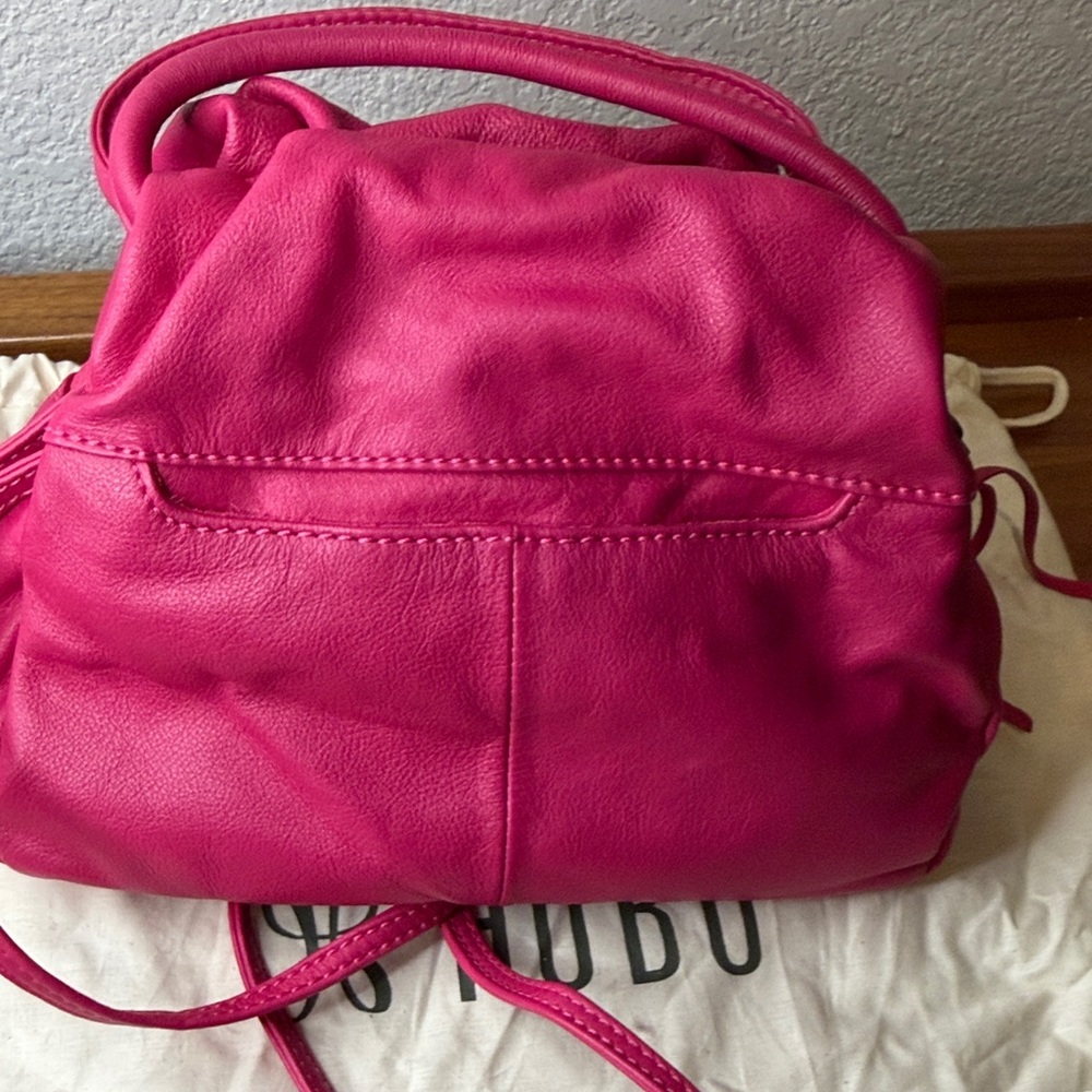 HOBO Darling Fuchsia Leather Women's Bag - Picture 3 of 14